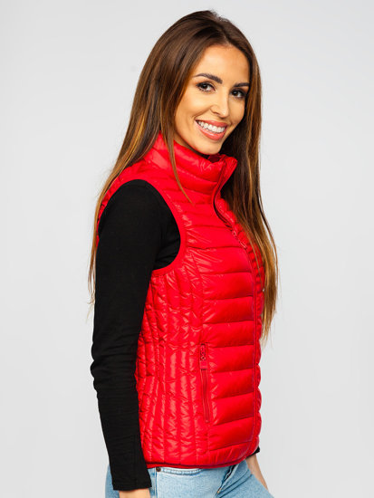 Chaleco acolchado para mujer rojo Bolf B2705