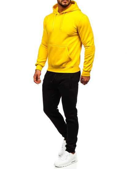 Chándal con capucha para hombre amarillo Bolf D002-28