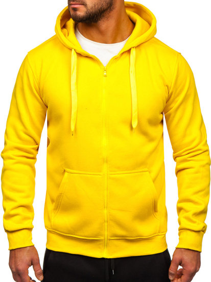 Chándal con capucha para hombre amarillo Bolf D004