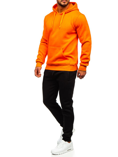 Chándal con capucha para hombre naranja Bolf D002