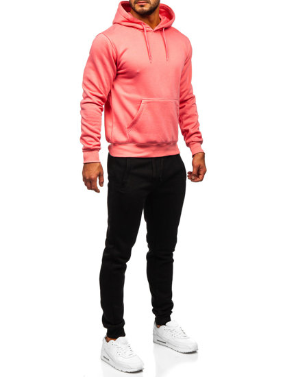 Chándal con capucha para hombre rosa Bolf D002-53