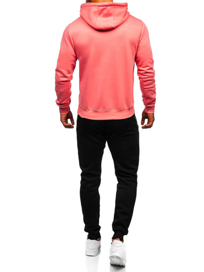 Chándal con capucha para hombre rosa Bolf D002-53