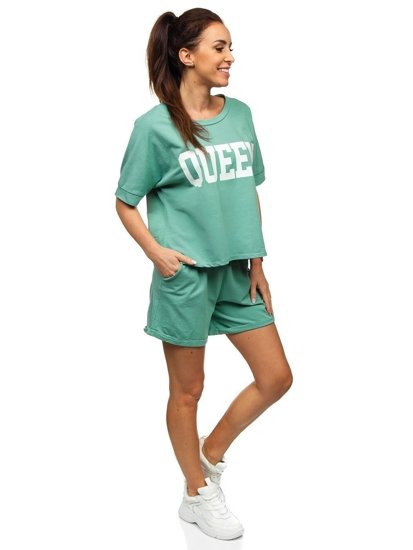 Chándal para mujer verde menta Bolf 7505