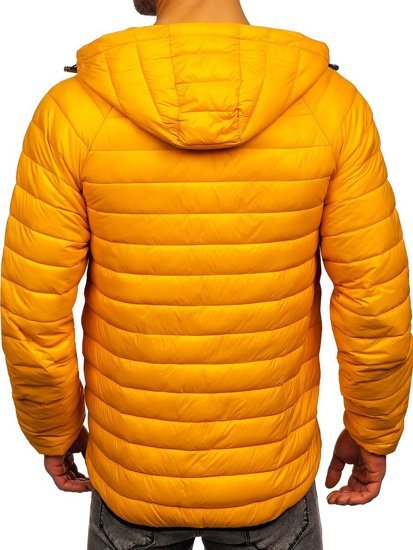 Chaqueta acolchada de entretiempo para hombre amarillo Bolf 13021