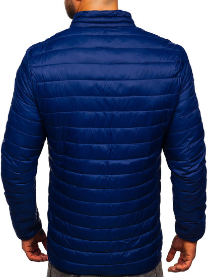 Chaqueta acolchada de entretiempo para hombre azul oscuro Bolf LY33