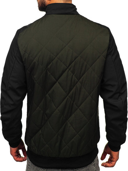 Chaqueta acolchada de entretiempo para hombre caqui Bolf 84M3022