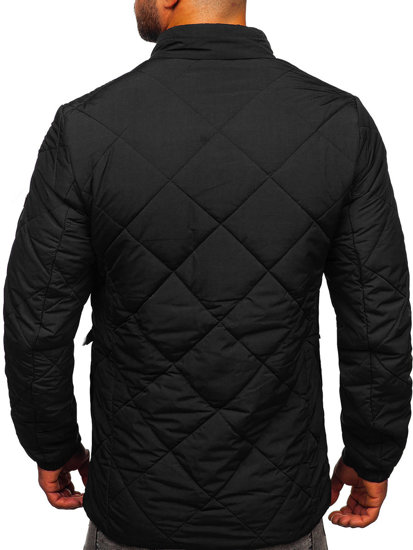 Chaqueta acolchada de entretiempo para hombre color negro Bolf 22M15