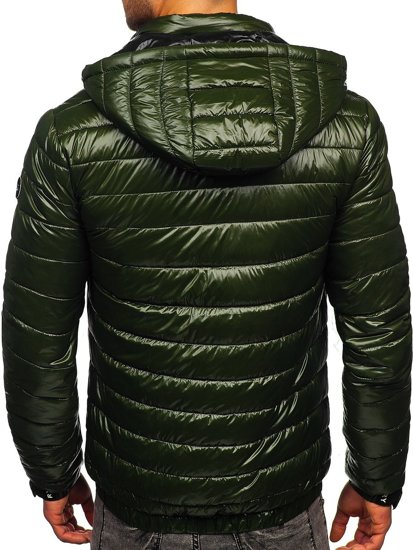 Chaqueta acolchada de entretiempo para hombre color verde Bolf 6794