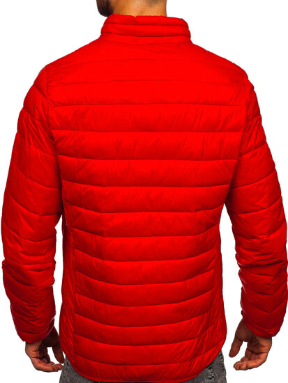 Chaqueta acolchada de entretiempo para hombre rojo Bolf 5M703