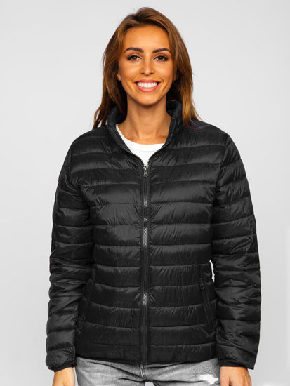 Chaqueta acolchada de entretiempo para mujer color negro Denley 23037