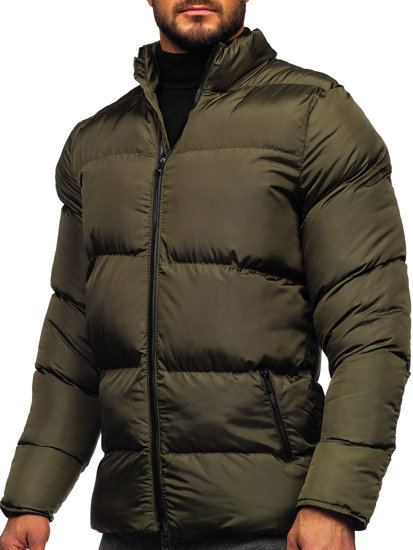 Chaqueta acolchada de invierno para hombre caqui Bolf 0025