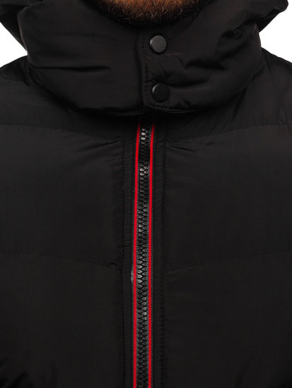 Chaqueta acolchada de invierno para hombre color negro Bolf 6902