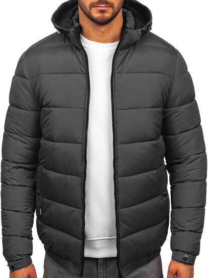 Chaqueta acolchada de invierno para hombre grafito Bolf 31M5037