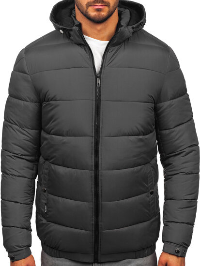 Chaqueta acolchada de invierno para hombre grafito Bolf 31M5037