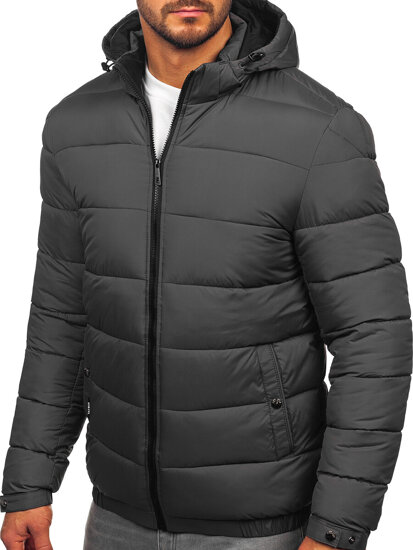 Chaqueta acolchada de invierno para hombre grafito Bolf 31M5037