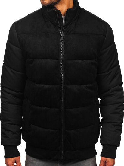 Chaqueta acolchada de invierno para hombre negro Bolf 22M336