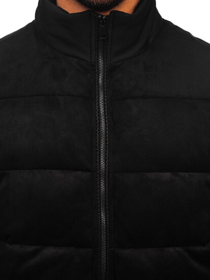 Chaqueta acolchada de invierno para hombre negro Bolf 22M336