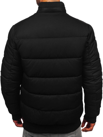 Chaqueta acolchada de invierno para hombre negro Bolf 22M336