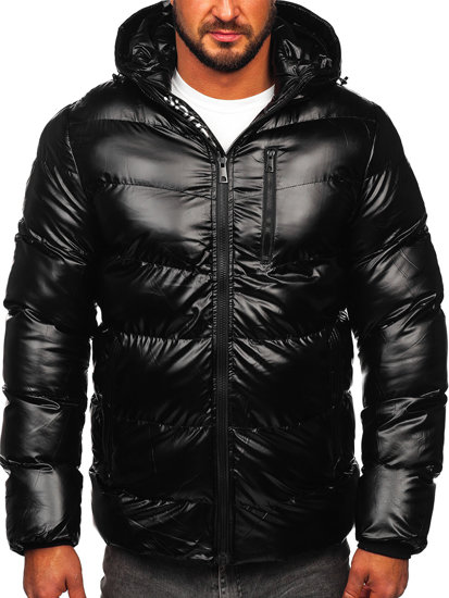 Chaqueta acolchada de invierno para hombre negro Bolf 27M8105