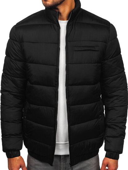 Chaqueta acolchada de invierno para hombre negro Bolf 31M5015