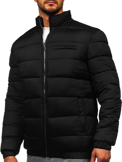 Chaqueta acolchada de invierno para hombre negro Bolf 31M5015