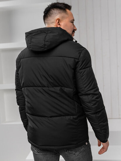 Chaqueta acolchada de invierno para hombre negro Bolf 31M5035A1