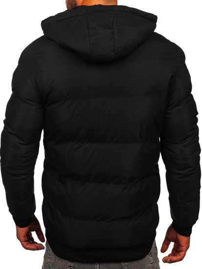 Chaqueta acolchada de invierno para hombre negro Bolf 5M3125