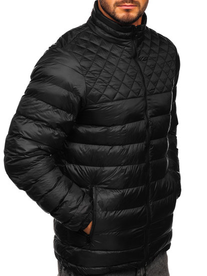 Chaqueta acolchada de invierno para hombre negro Bolf 5M515