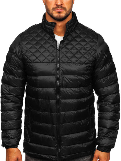 Chaqueta acolchada de invierno para hombre negro Bolf 5M515