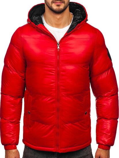 Chaqueta acolchada de invierno para hombre rojo Bolf 5M3198