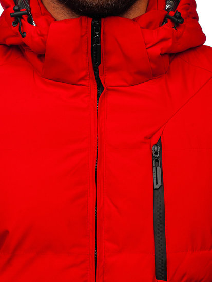 Chaqueta acolchada de invierno para hombre rojo Bolf 5M756