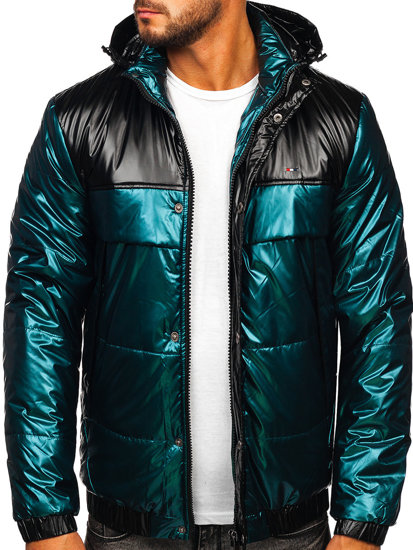 Chaqueta acolchada deportiva de entretiempo para hombre color verde Bolf 2145