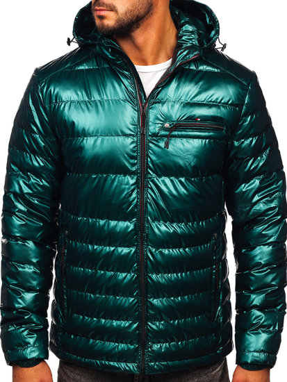 Chaqueta acolchada deportiva de entretiempo para hombre color verde Bolf 2147