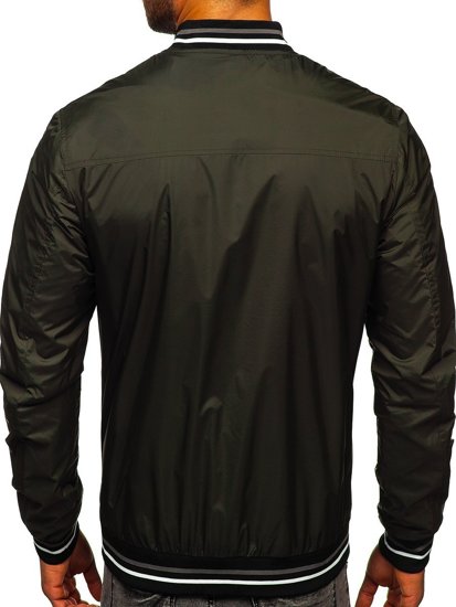 Chaqueta bomber de entretiempo para hombre color caqui Bolf 6523