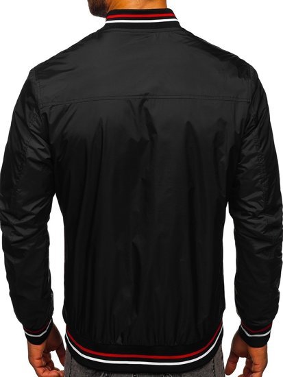 Chaqueta bomber de entretiempo para hombre color negro Bolf 6523