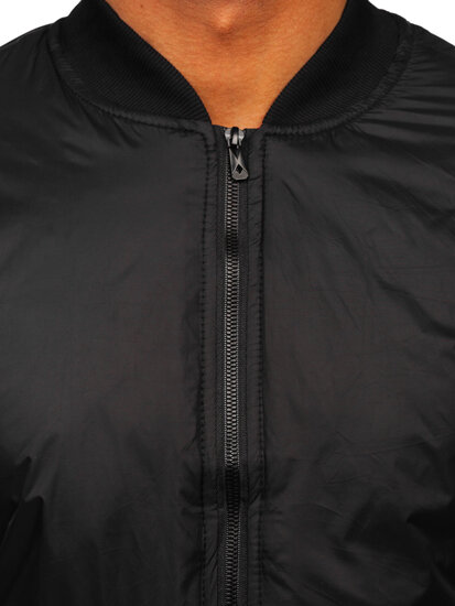 Chaqueta bomber de entretiempo para hombre color negro Bolf AK95