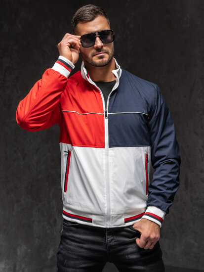 Chaqueta bomber de entretiempo para hombre multicolor Bolf 84M3003A1