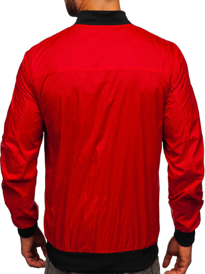 Chaqueta bomber de transición para hombre Rojo Bolf 5M708