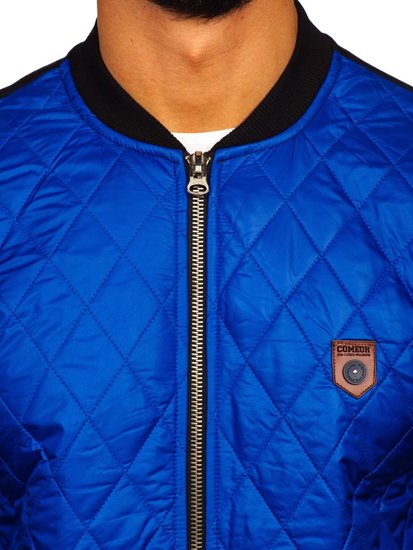 Chaqueta de entretiempo bomber para hombre azul Bolf 2569-2