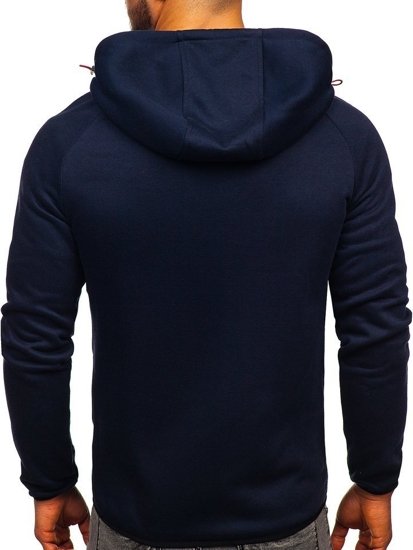 Chaqueta de entretiempo deportiva para hombre azul oscuro Ks1886