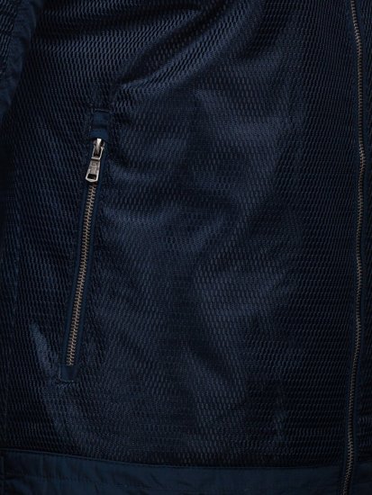 Chaqueta de entretiempo para hombre azul oscuro Bolf 1702