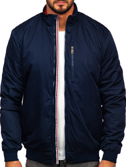 Chaqueta de entretiempo para hombre azul oscuro Bolf 1907