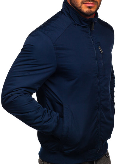 Chaqueta de entretiempo para hombre azul oscuro Bolf 1907