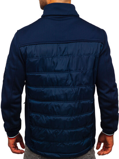 Chaqueta de entretiempo para hombre azul oscuro Bolf EX2357