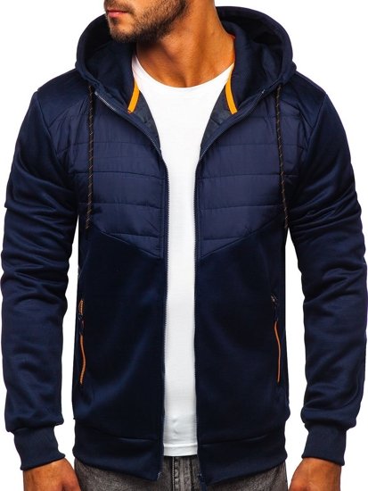 Chaqueta de entretiempo para hombre azul oscuro Bolf KS2149