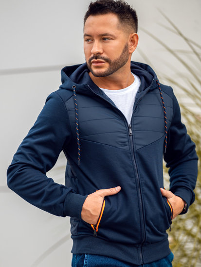 Chaqueta de entretiempo para hombre azul oscuro Bolf KS2149