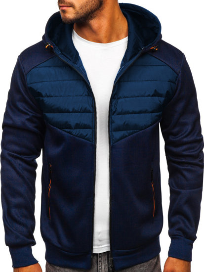 Chaqueta de entretiempo para hombre azul oscuro Bolf KS2232