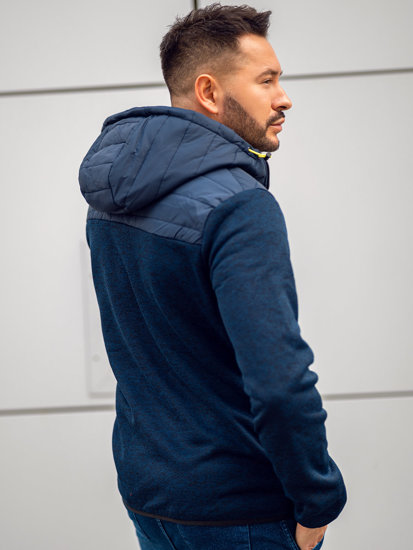 Chaqueta de entretiempo para hombre azul oscuro y verde Bolf BKS2153