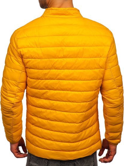 Chaqueta de entretiempo para hombre color amarillo Denley M13006