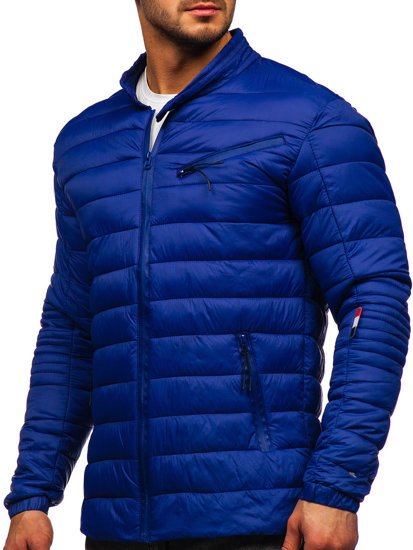 Chaqueta de entretiempo para hombre color azul oscuro Denley M13006